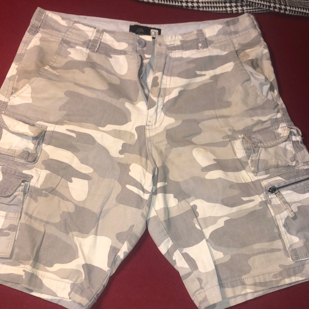 Camo Cargo Shorts
